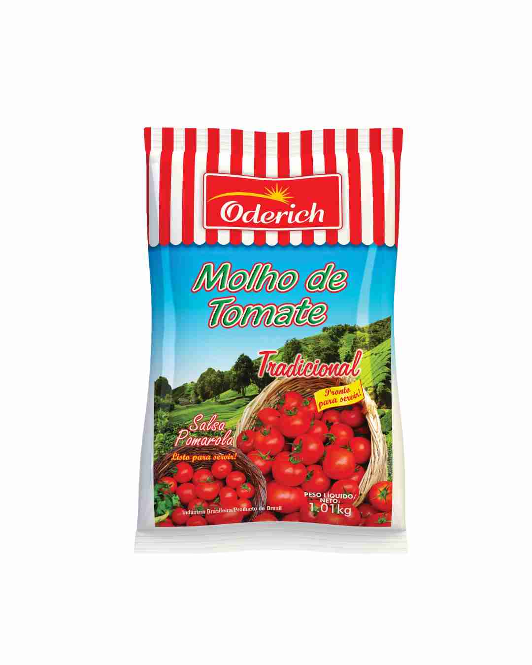 Molho de Tomate Trad Bag Oderich 1,01kg